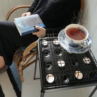 Gulvstativ for Stumpastaken, svart