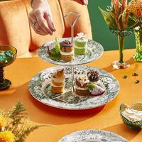 Heritage Green Italian kakfat 2-vånings, grön/vit