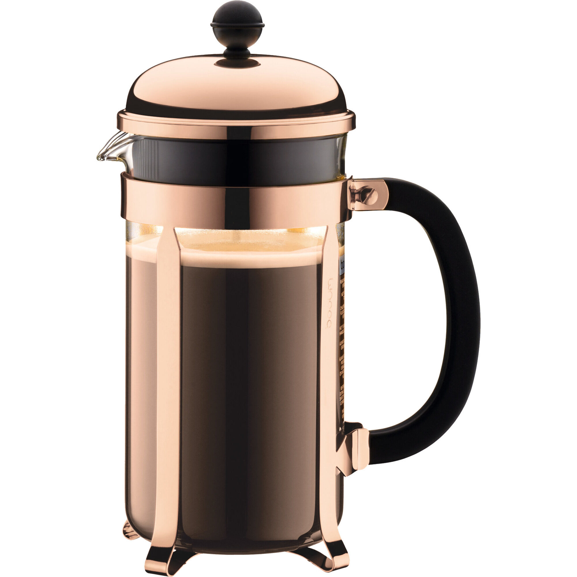 Chambord kaffepress 8 Koppar 1 l Kopparfärgad