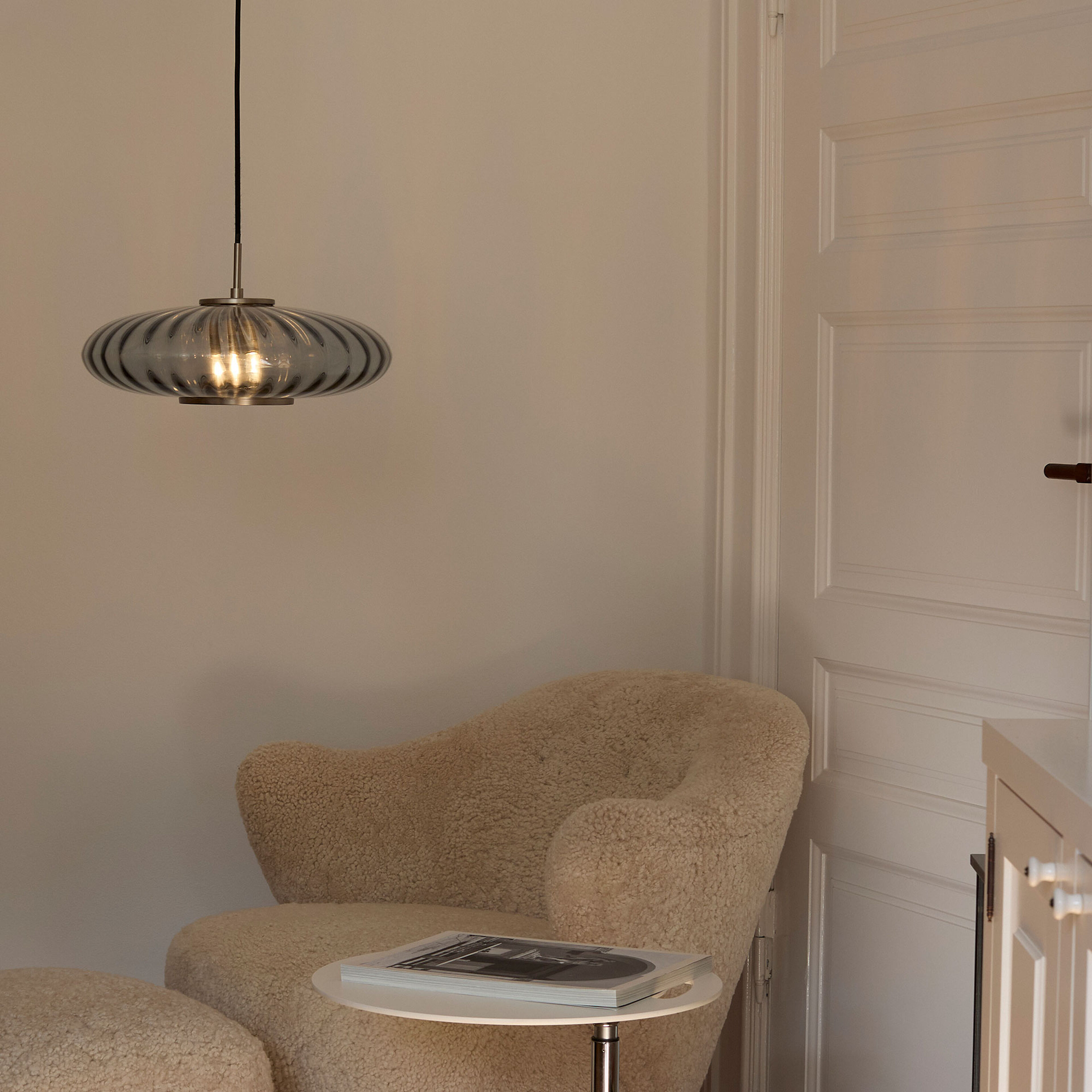 Urc loftlampe 36 cm, smoke