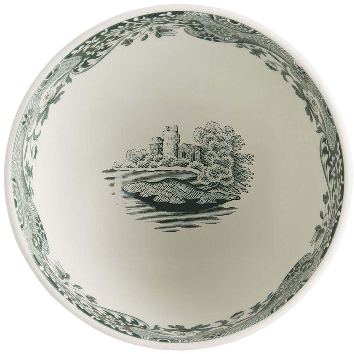 Heritage Green Italian skål 11 cm, grønn/hvit