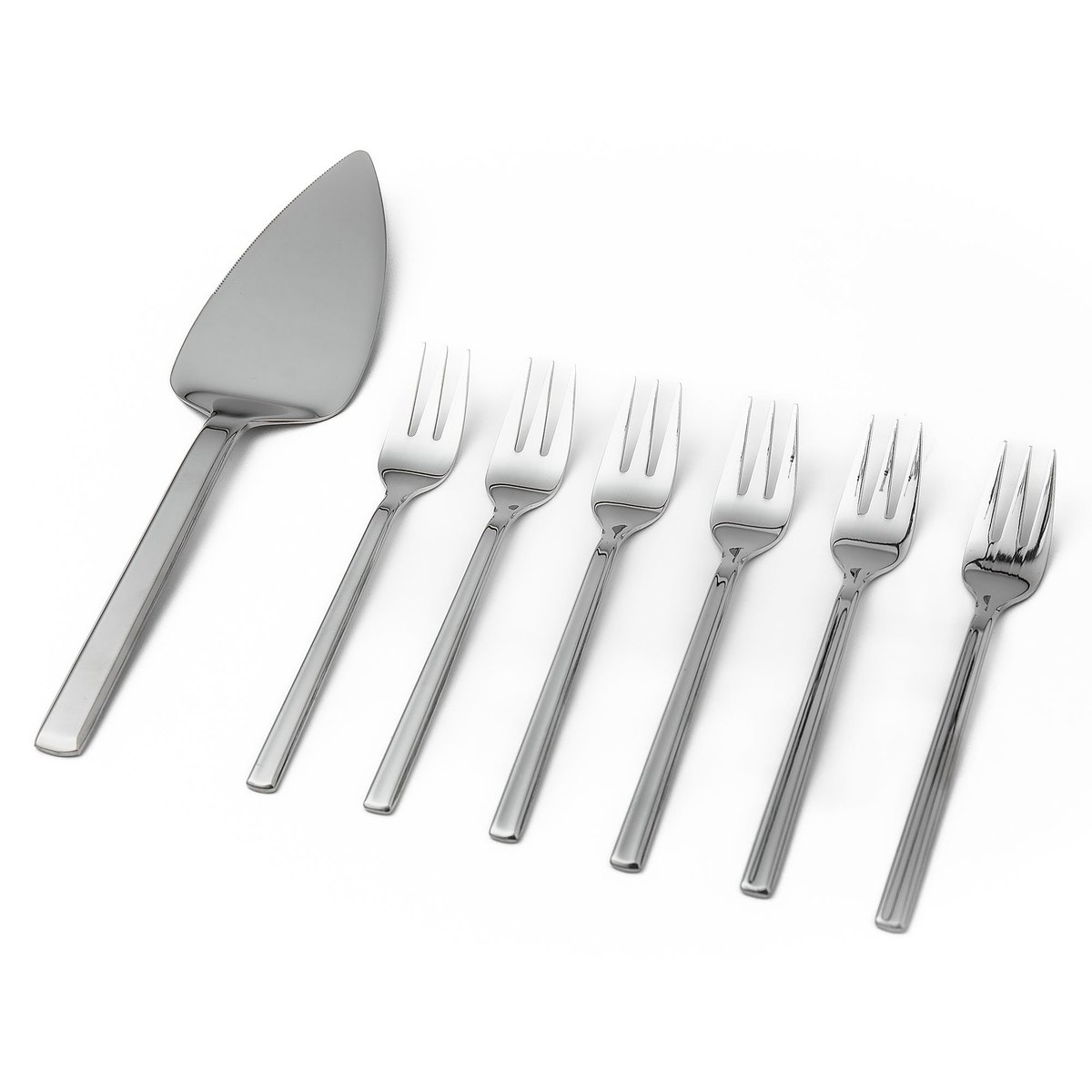 Tårtset 7 delar, Rostfritt stål