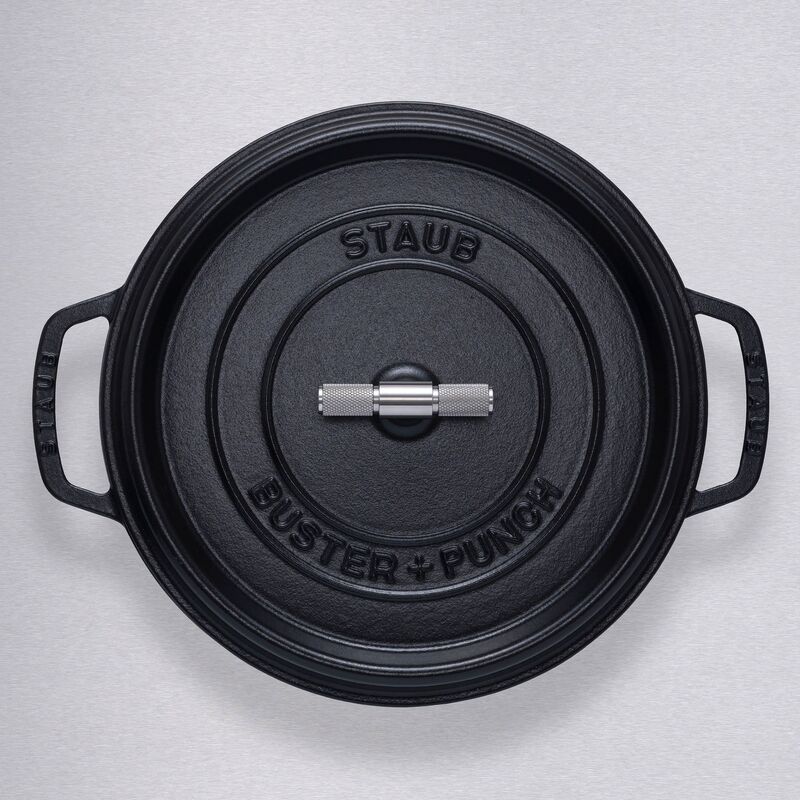 Buster+Punch pyöreä pata 28 cm, teräsnupilla