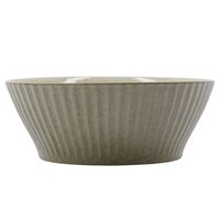 Skål Pleat Ø 19 cm, grå/brun