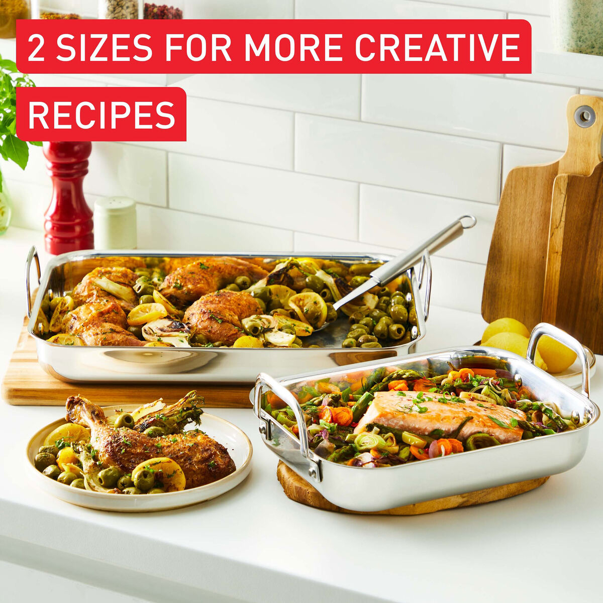 Emotion ovnformer 2 stk, rustfrit stål