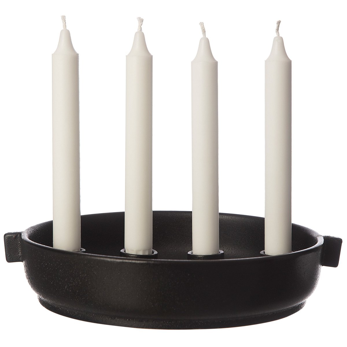 Adventsljusstake Med Öra Svart 5,5cm