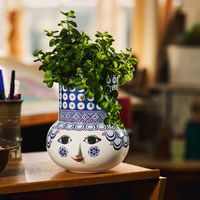 Olga vase 20 cm, blå