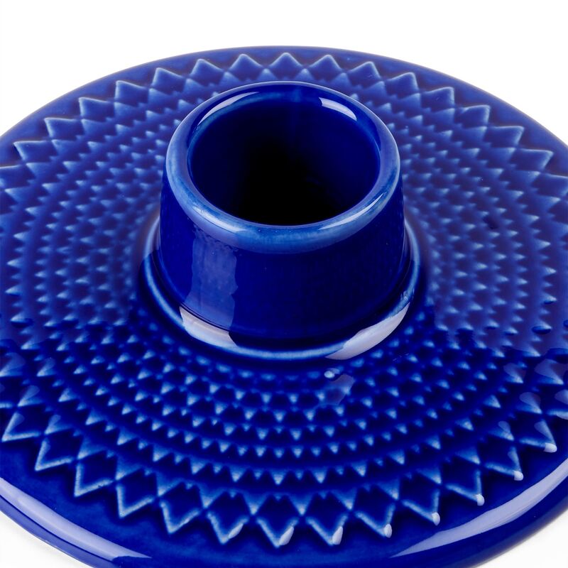 Color ljusstake, mörkblå