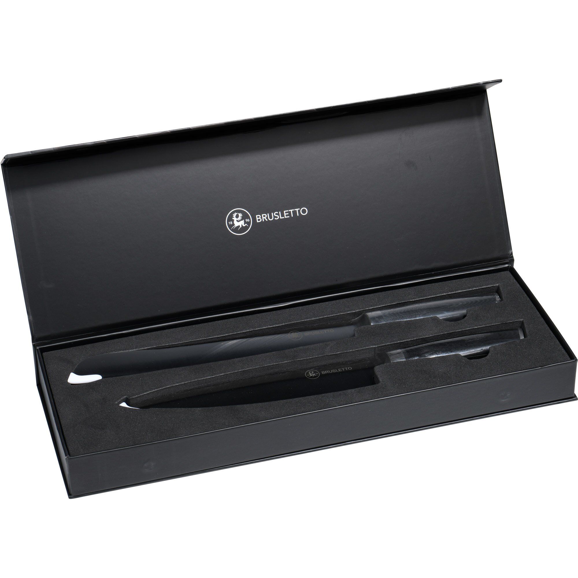 Alternativ bild 1 för Brusletto Knivset 2 delar, svart