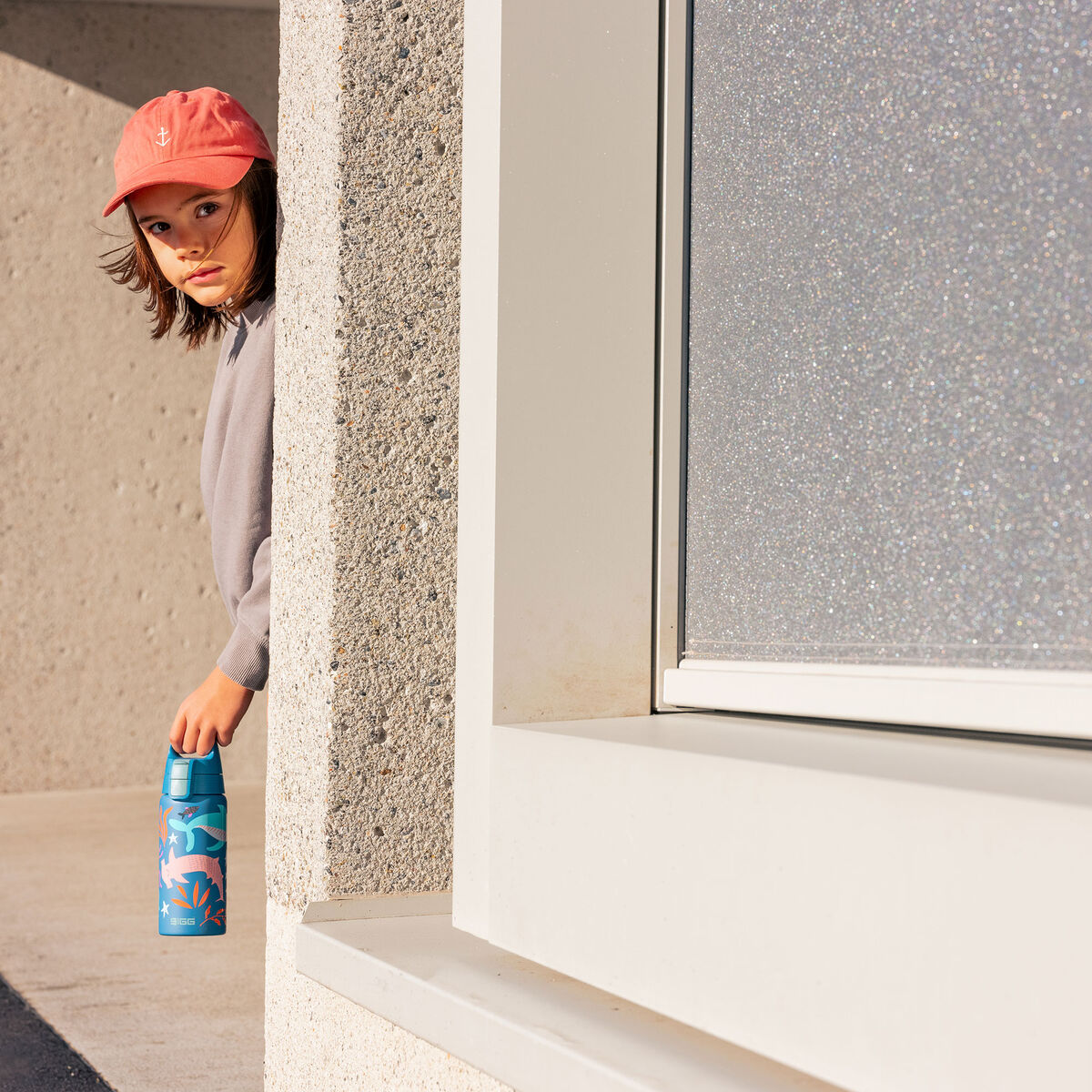 SIGG Shield Therm ONE barn termosflaske 0,5 liter, blå verden