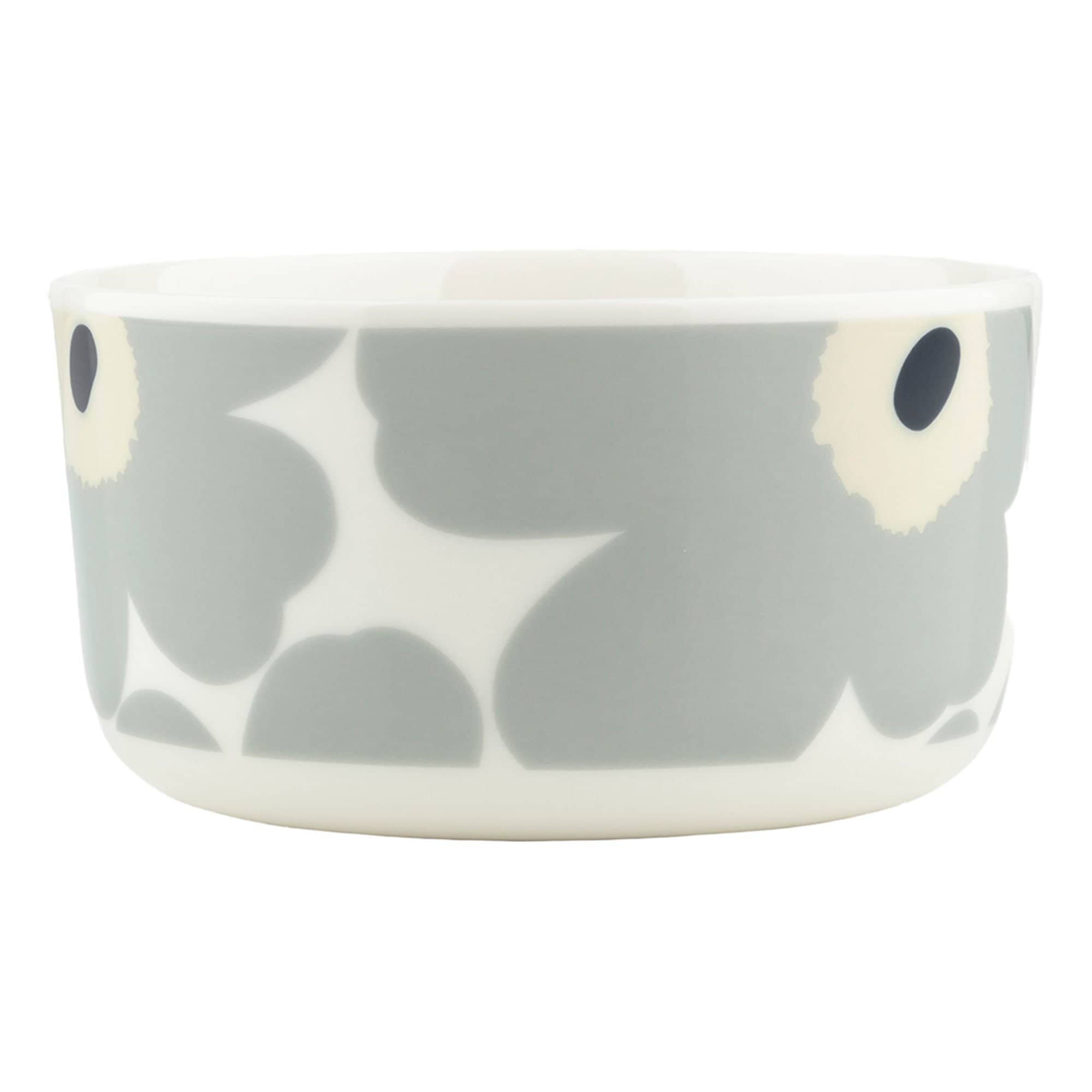 Unikko skål 5 dl White-light grey-sand-dark blue