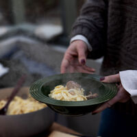 Coffee & More dyp tallerken, grønn