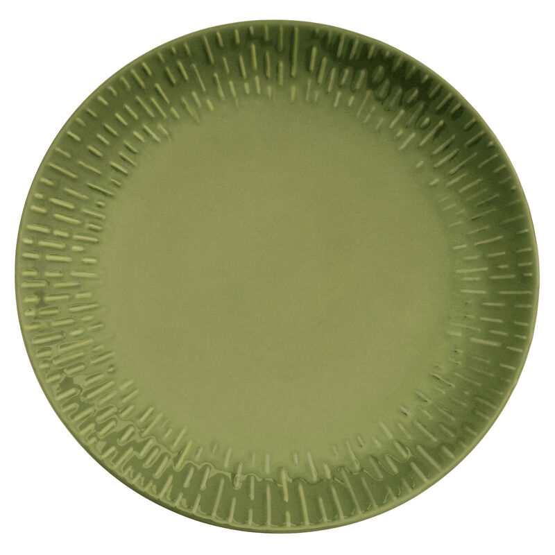 Confetti middagstallerken 27,5 cm, olive