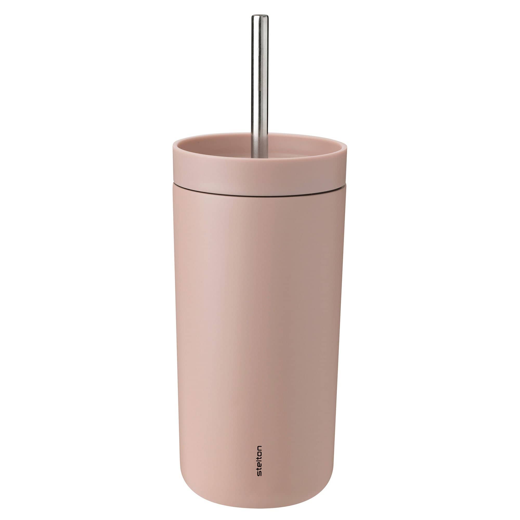 To Go Sip Termokrus med sugerør 40 cl, heather