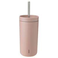 To Go Sip Termokrus med sugerør 40 cl, heather