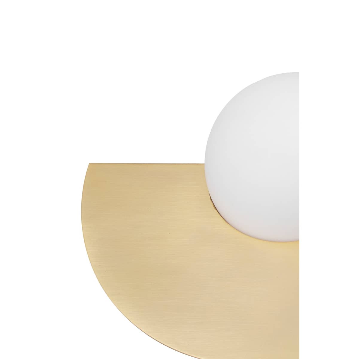 Bordlampe Roccia børstet messing