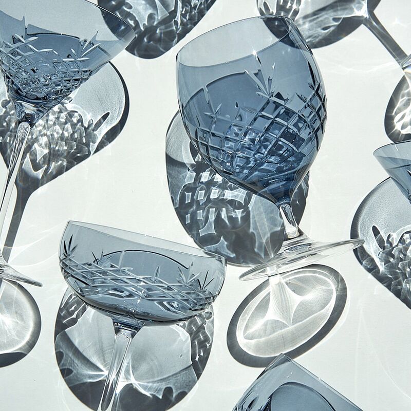 Crispy Eightball Glass 2 stk, Sapphire