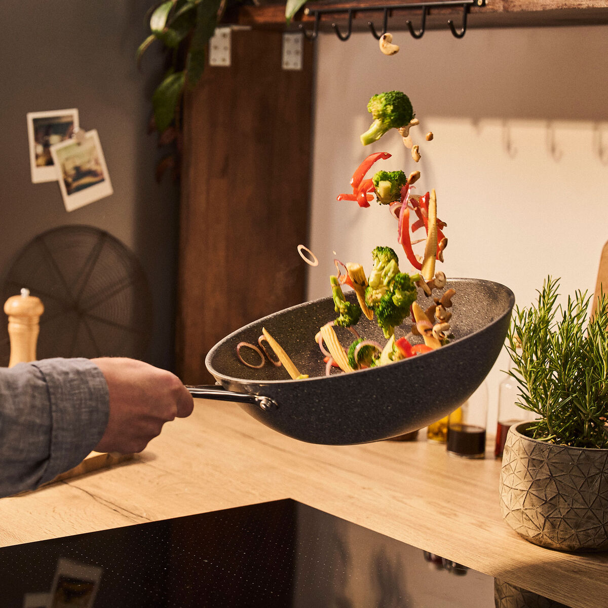 Salina wokpanne 30 cm, aluminium