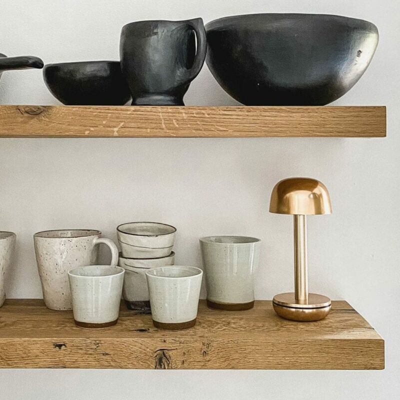 The Humble Two bordlampe, guld