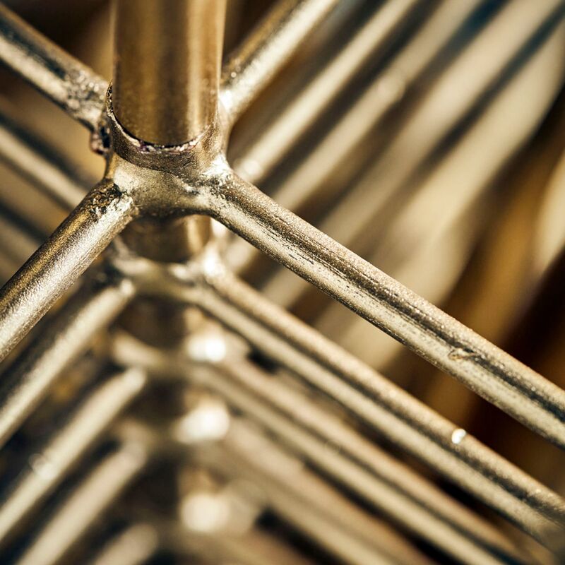 Lela opbevaring, antik messing