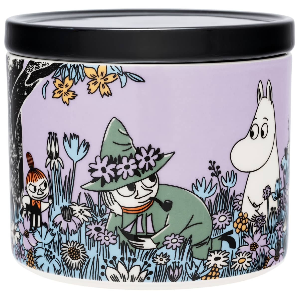 Muumi keksipurkki 0,7 litraa, Sydänystävät