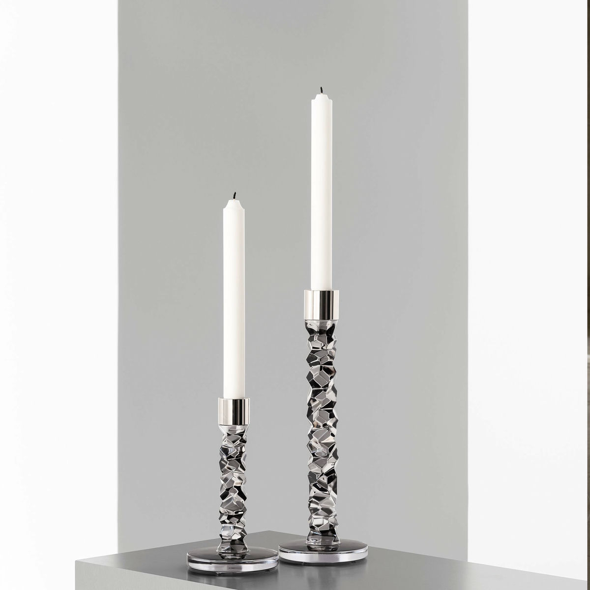 Carat kynttilänjalka, antrasiitti, 30 cm