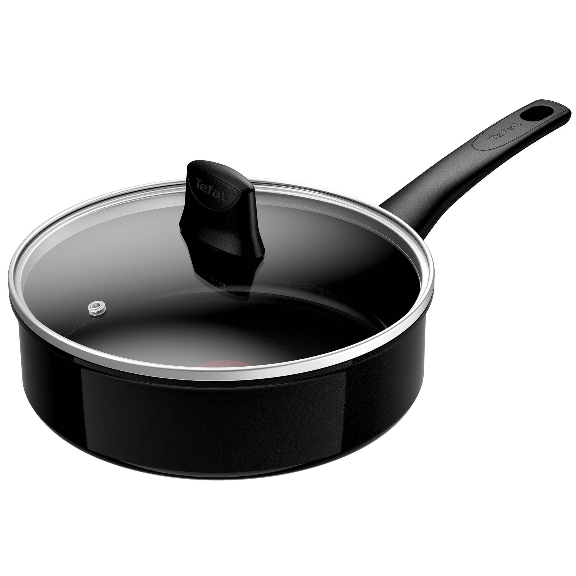 Renew ON traktørpanne med lokk, 24 cm, svart