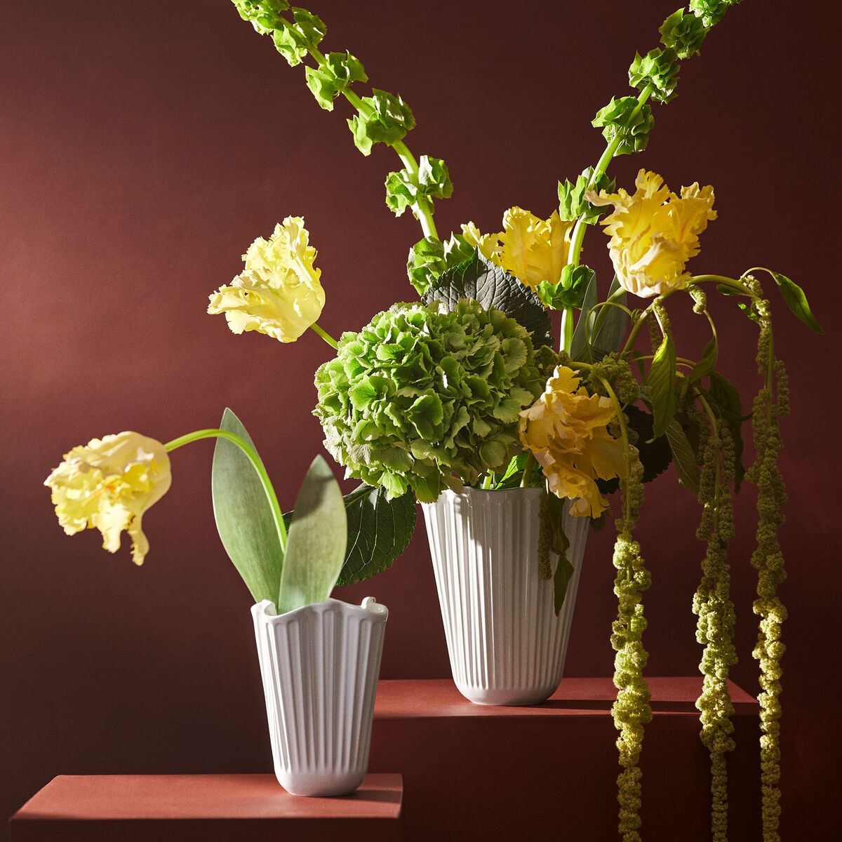 Hammershøi Unfold vase 16,5 cm, hvid