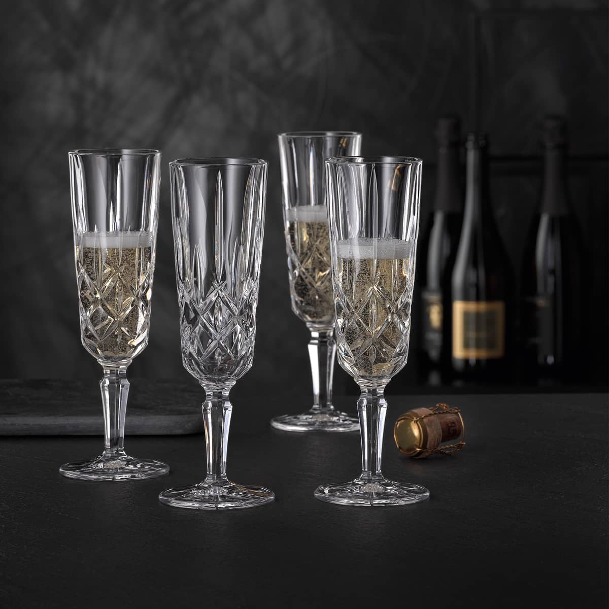 Noblesse champagneglass 4-stk, 15,5 cl