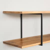 Woods hylde 70 cm, natur
