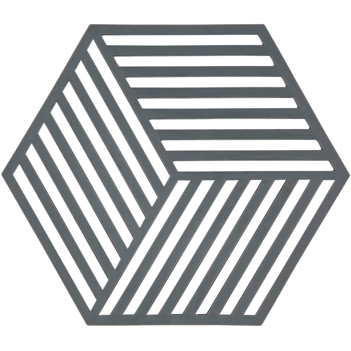 Hexagon grytunderlägg, cool grey
