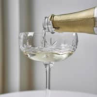 Crispy Gatsby champagneglas, 2 stk. klar