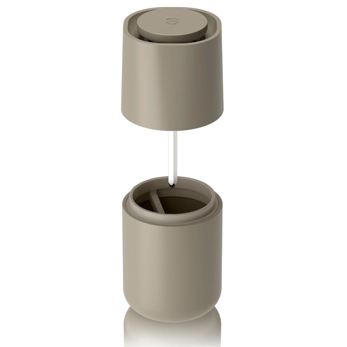 Agnes saltkvarn 14 cm, earth grey