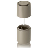 Agnes saltkvarn 14 cm, earth grey