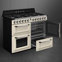 TR4110P1 10 Victoria gaskomfur med 3 ovne 110 cm, creme