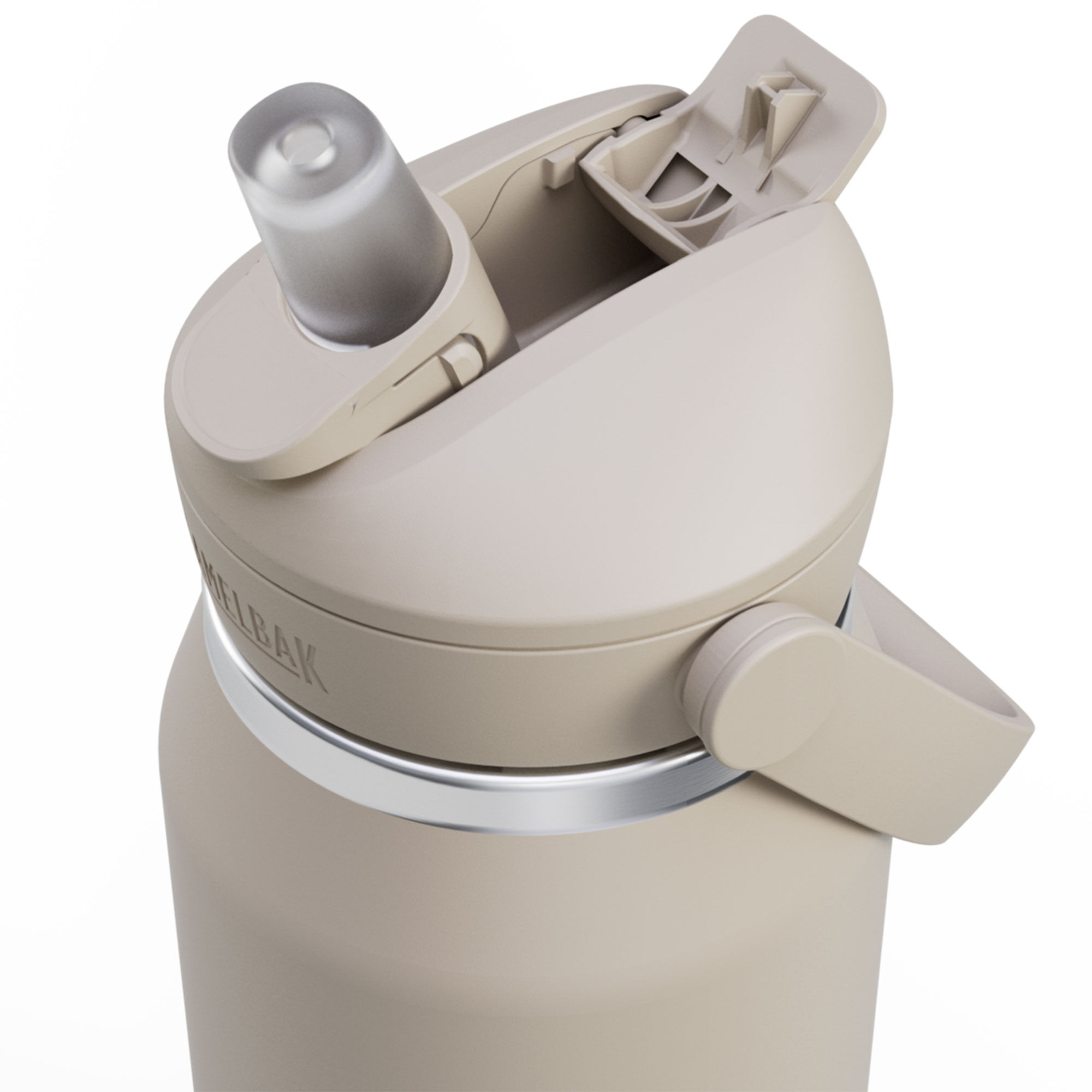 Thrive Flip Straw drikkeflaske 1 liter, stone