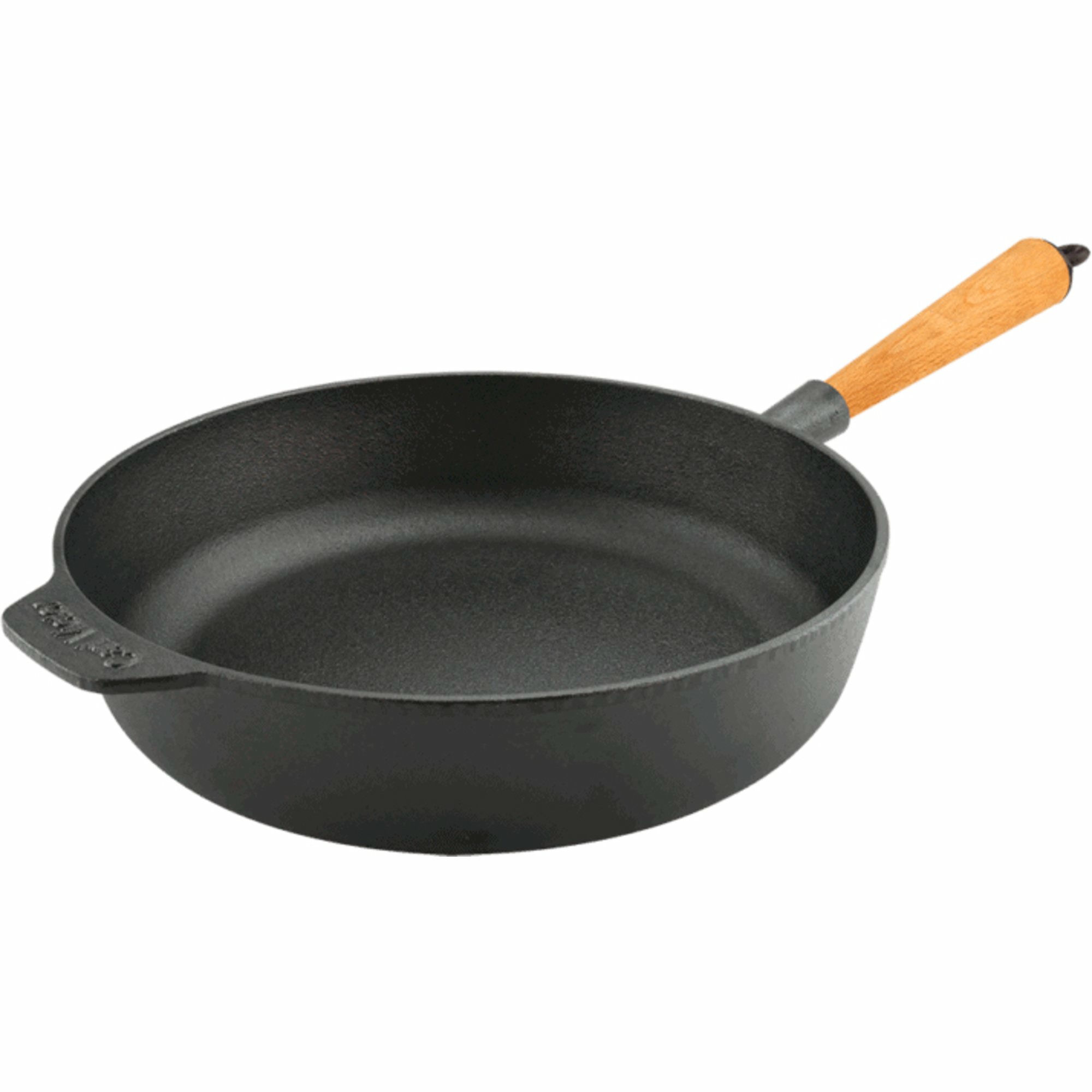 Støpejerns traktorpanne 28 cm, bøk