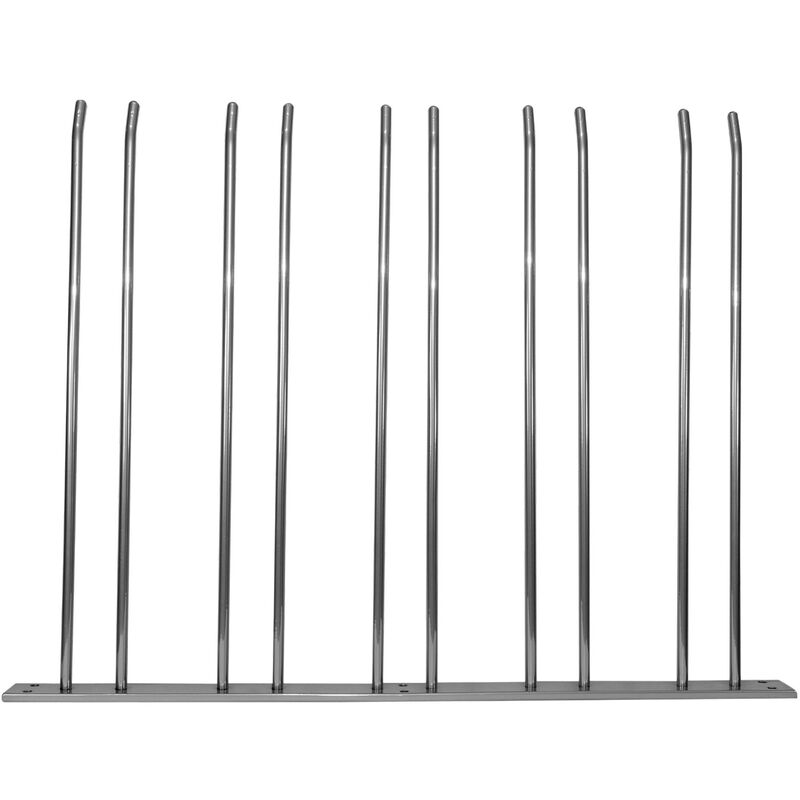 Glasophæng til væg 20 glas sølv