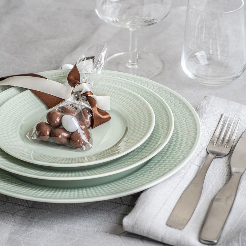 Swedish Grace Lysegrøn Tallerken 27 cm., porcelæn