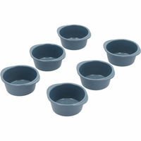 Pecan cupcakeform 9x4 cm, 6-pack, indigo