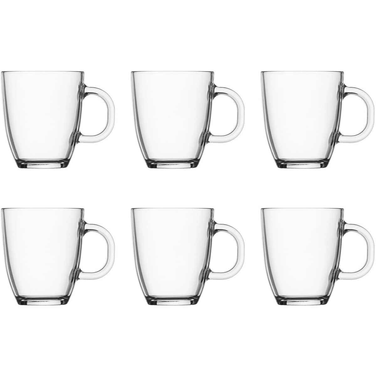 BISTRO, lasimukit, 0,35 l - 6 kpl.
