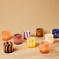 Calore lyslykt extra small, svart/beige
