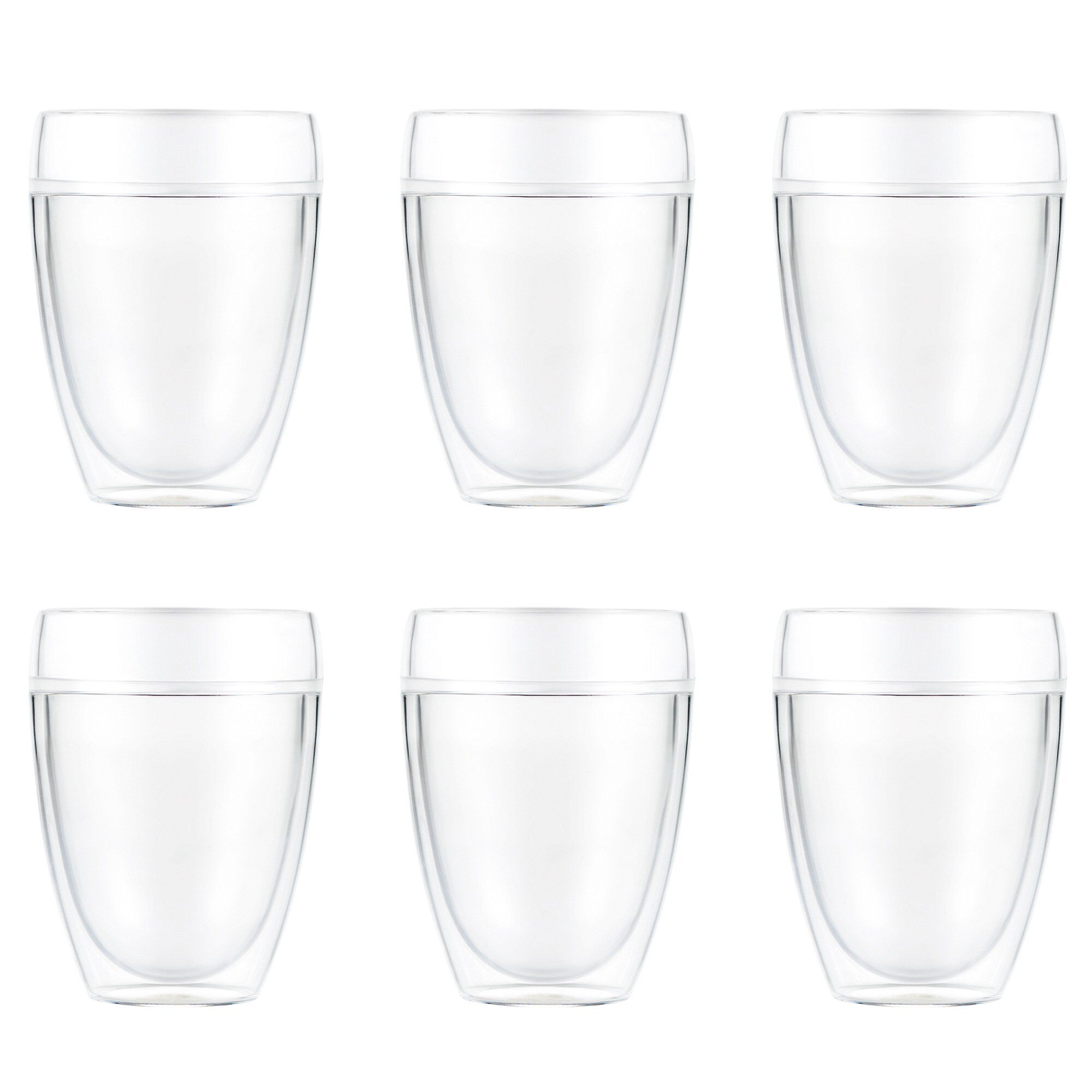 Bodum Pavina Outdoor dobbel vegg plastglass 6-stk. 35 cl