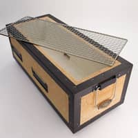 Konro bordsgrill 54x23x20 cm, diatomite