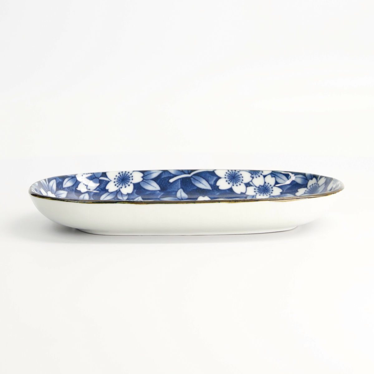 Blue Sakura soikea lautanen