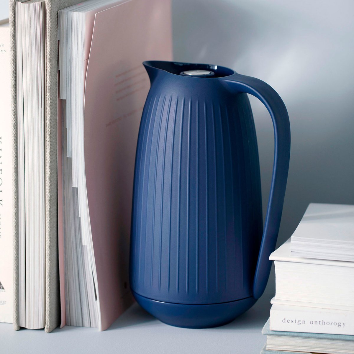 Hammershøi-termoskannu, indigo, 1 L
