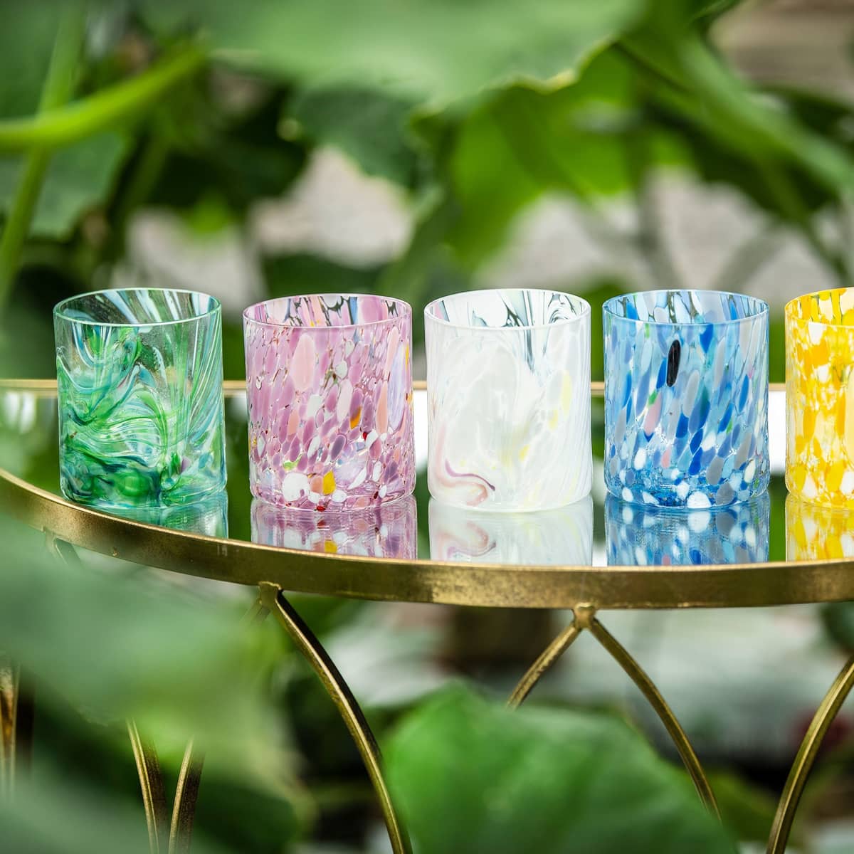 Swirl drikkeglass 35 cl, blå