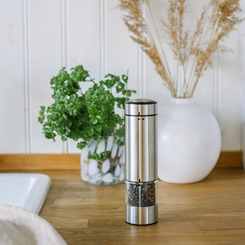 Kree elektrisk krydderkvern 20 cm, rustfritt stål