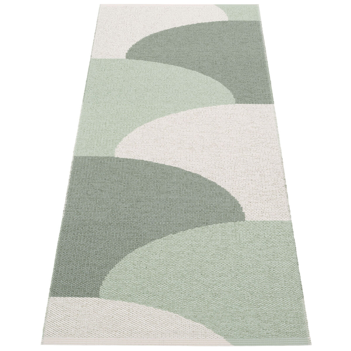 Pappelina Hill matto 70 × 180 cm, ermy/mint/grey