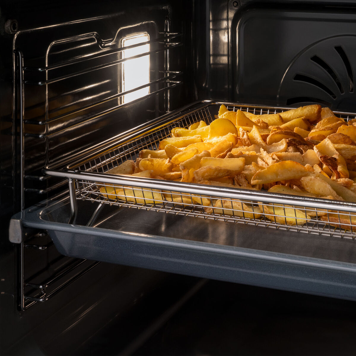 FMOD6117PTS3 Modern innbyggingsovn med pyrolyse 80 liter, obsidian